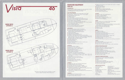 Vista 46 Motoryacht Specification Brochure
