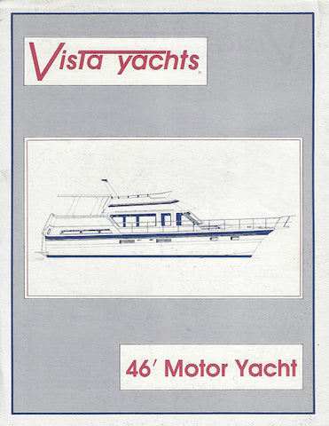 Vista 46 Motoryacht Specification Brochure