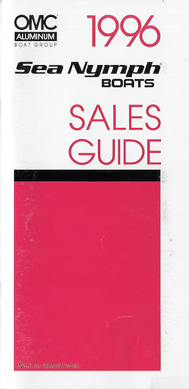 Sea Nymph 1996 Sales Guide