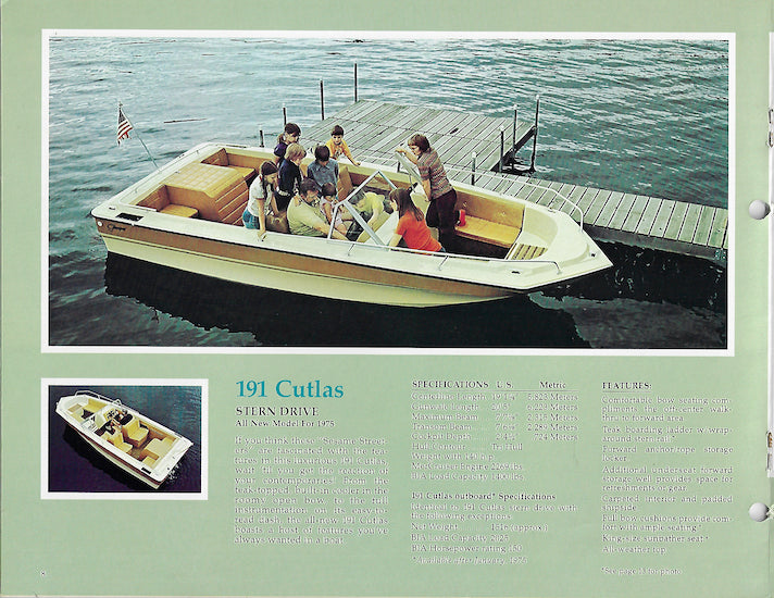 Glasspar 1975 Runabout Brochure