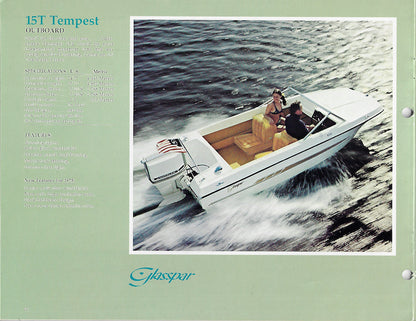 Glasspar 1975 Runabout Brochure
