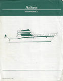 Hatteras 55 Convertible Specification Brochure