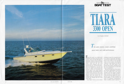 S2 Tiara 3300 Open Lakeland Boating Magazine Reprting Brochure