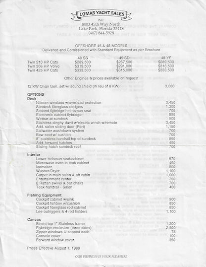 Offshore 45 & 48 Brochure