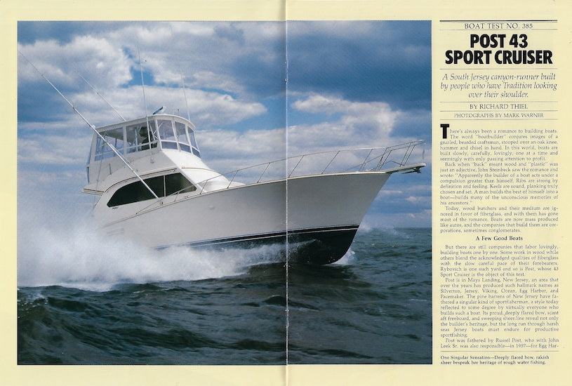 Post 43 Boating Magazine Reprint Brochure