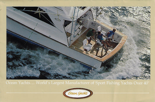 Ocean 1986 Brochure