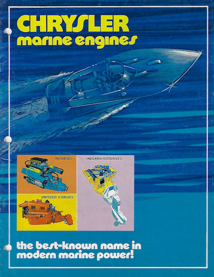 Chrysler 1973 Inboard Engines Brochure