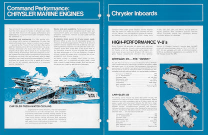 Chrysler 1973 Inboard Engines Brochure