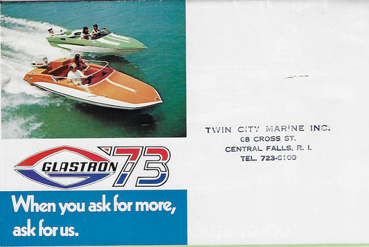 Glastron 1973 Poster Brochure