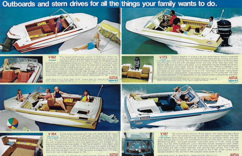 Glastron 1973 Poster Brochure