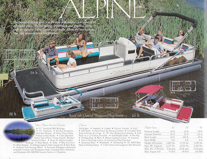 Tahoe 1998 Pontoon Brochure