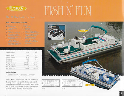 Playbuoy 1997 Pontoon Brochure