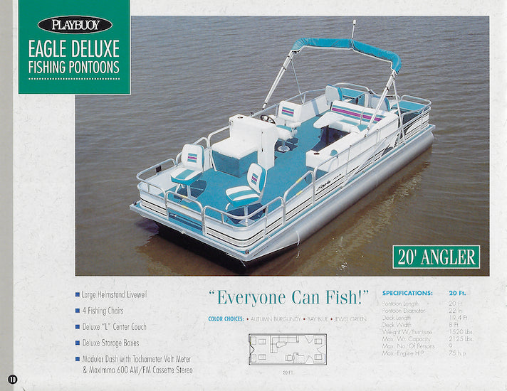 Playbuoy 1996 Pontoon Brochure