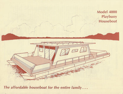 Playbuoy Houseboat 4000 Brochure
