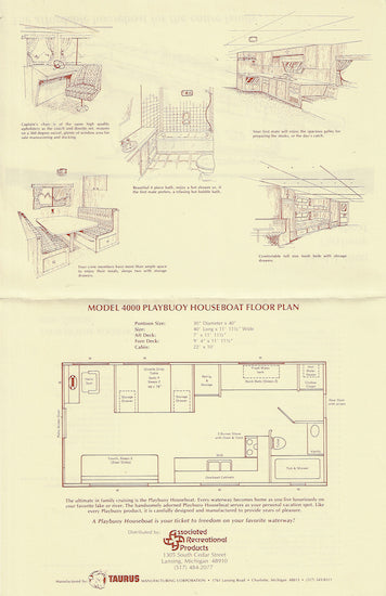 Playbuoy Houseboat 4000 Brochure