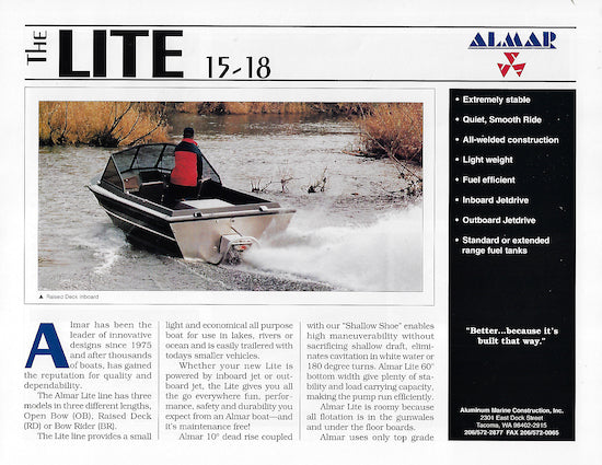 Almar The Lite Brochure