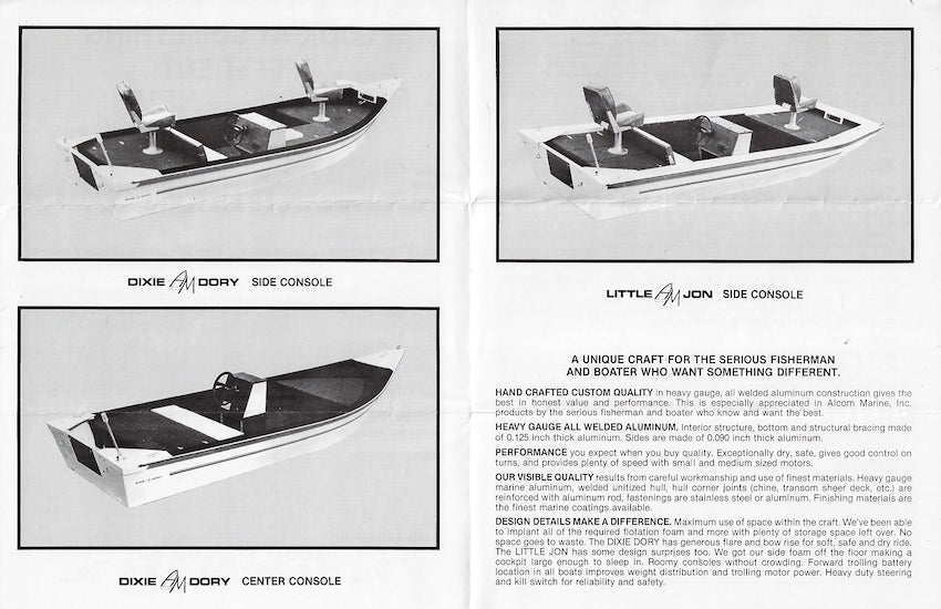Alcom Dixie Dory & Little John Brochure