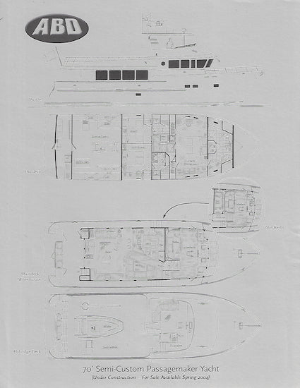 ABD Semi Customer Passagemaker 70 Yacht Specification Brochure