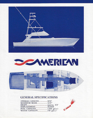 ACY American 58 Specification Brochure