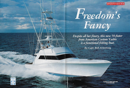 ACY 58 Power & Motor Yacht Magazine Reprint Brochure