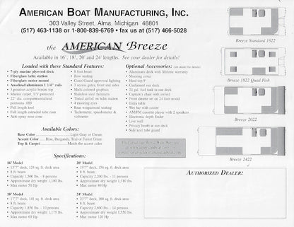 American Breeze Brochure