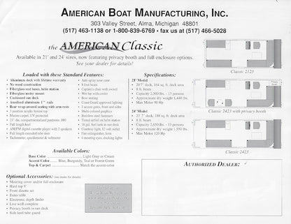 American Classic Brochure