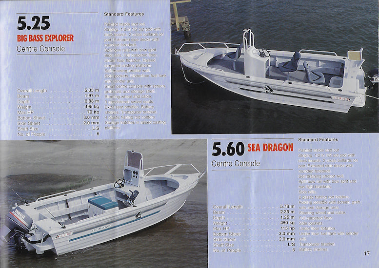 Ally Craft 1999 Brochure