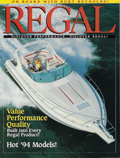 Regal 1994 Full Line Brochure