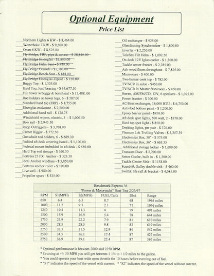 Benchmark 36 Brochure