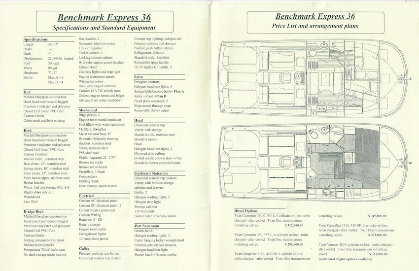 Benchmark 36 Brochure
