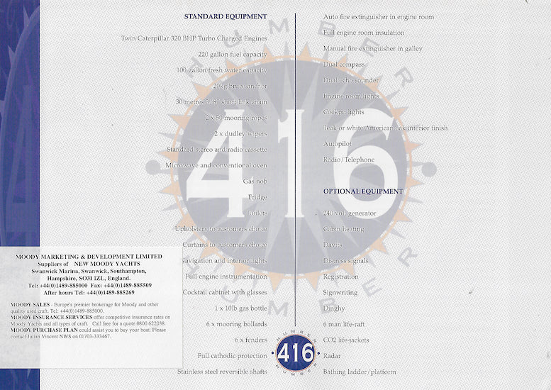Booker Humber 416 Brochure
