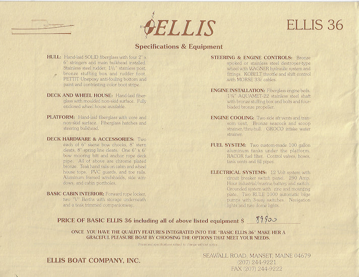 Ellis 36 Study Packet Brochure