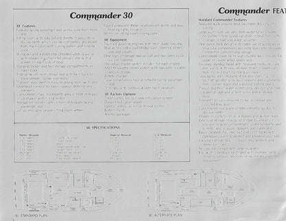 Commander 26 & 30 Specification Brochure