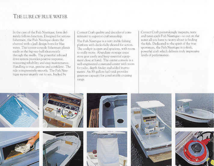 Correct Craft 1988 Nautiques Brochure
