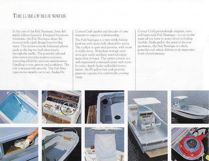 Correct Craft 1988 Nautiques Brochure