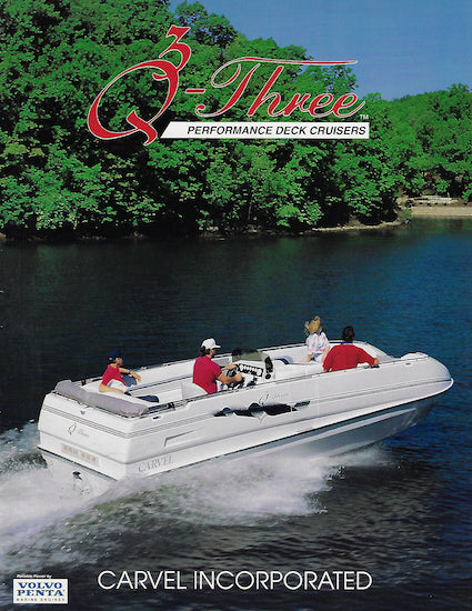 Carvel Q Three 25 Deck Cruiser Brochure Package