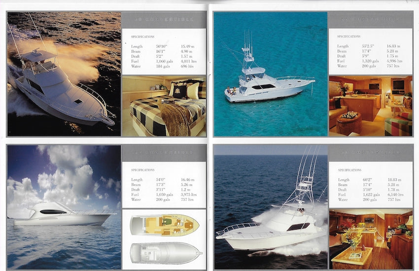 Hatteras 2002 Brochure