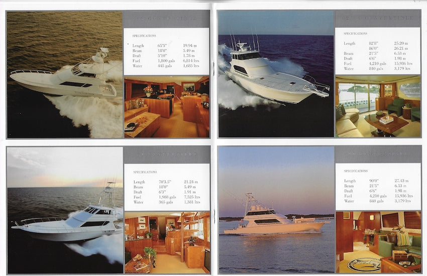 Hatteras 2002 Brochure