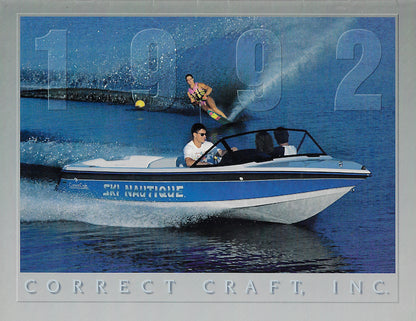 Correct Craft 1992 Nautiques Brochure