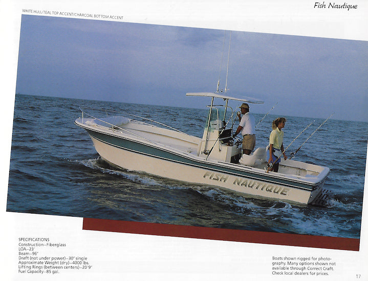 Correct Craft 1989 Nautiques Brochure