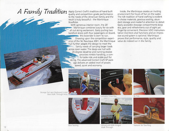 Correct Craft 1989 Nautiques Brochure