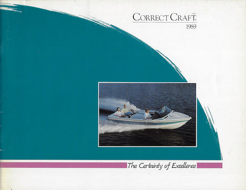 Correct Craft 1989 Nautiques Brochure