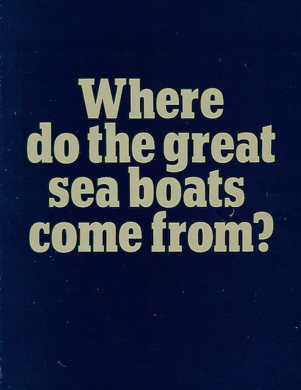 Hatteras 1978 Poster Brochure