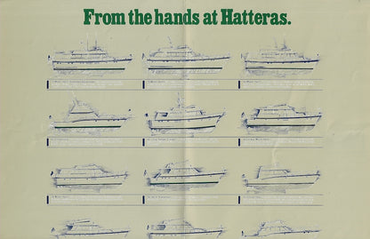 Hatteras 1978 Poster Brochure