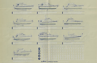 Hatteras 1978 Poster Brochure