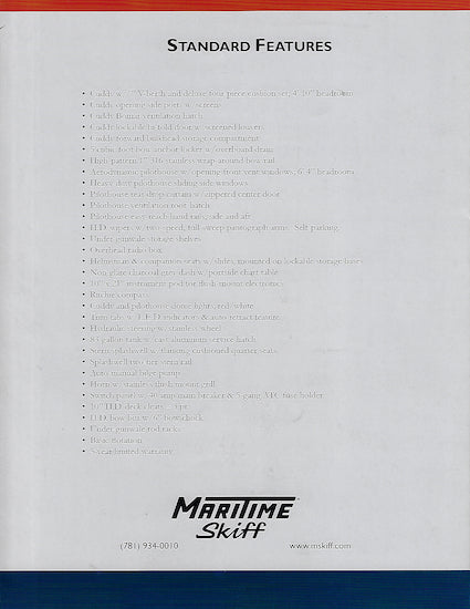 Maritime Skiff Challenger 23 Brochure