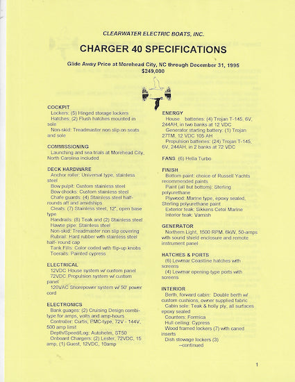 Charger 40 Brochure Package
