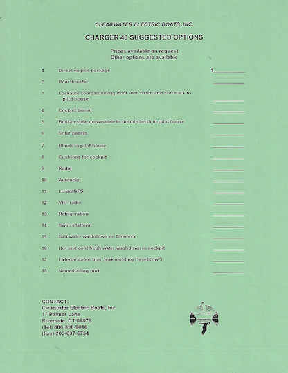Charger 40 Brochure Package