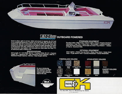 C&K Pace 717 Brochure