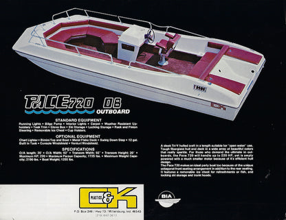 C&K Pace 720 Brochure